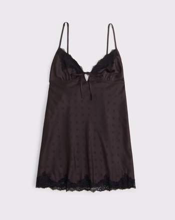 Jacquard Lace and Satin Nightie from Abercrombie & Fitch - $29.97