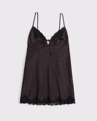 Jacquard Lace and Satin Nightie