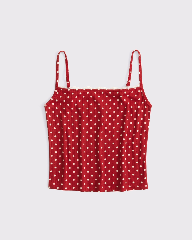 Women's Pointelle Sleep Cami | Women's Clearance | Abercrombie.com