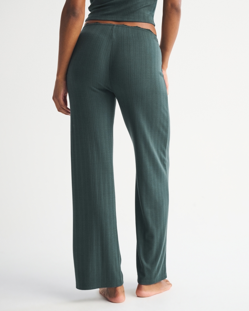 Pointelle Wide Leg Sleep Pant