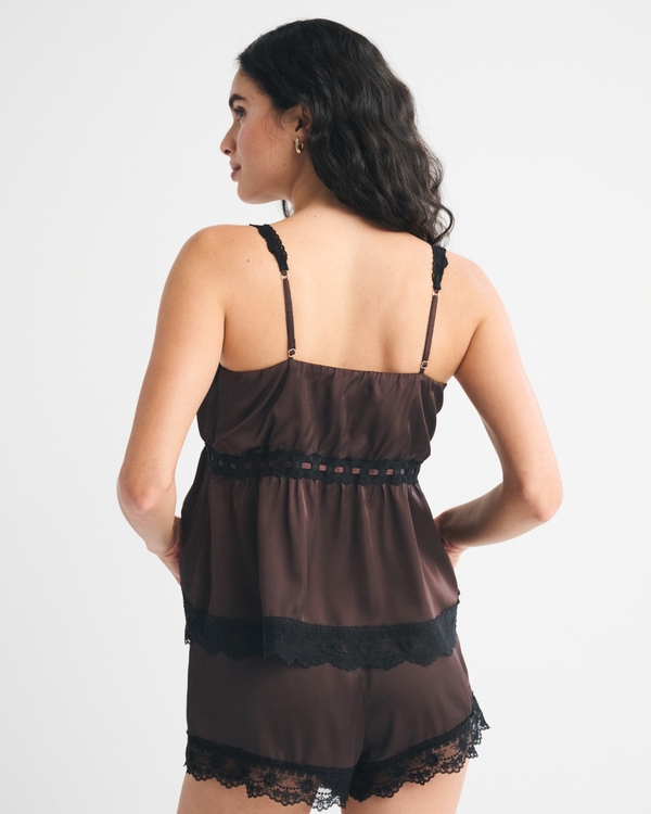Lace and Satin Sleep Short