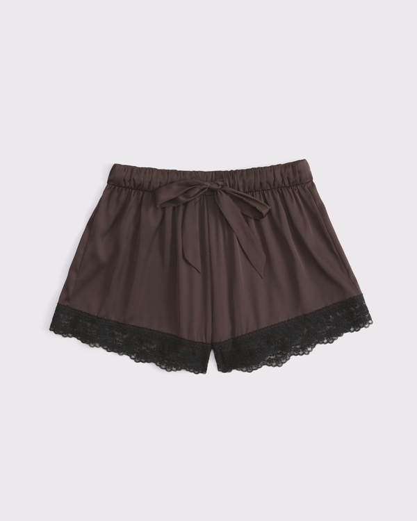 Lace and Satin Sleep Short