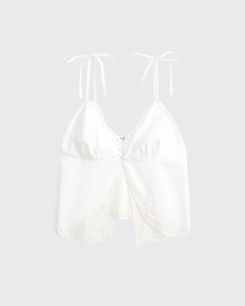 Embroidered Cutwork Sleep Cami