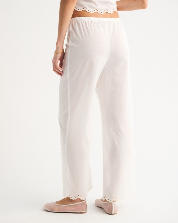 Women's Embroidered Cutwork Sleep Pant | Women's Matching Sets