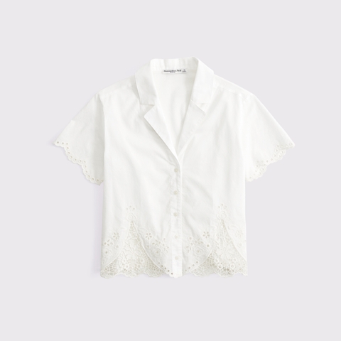 Сорочка Cutwork, вышивка — Abercrombie & Fitch
