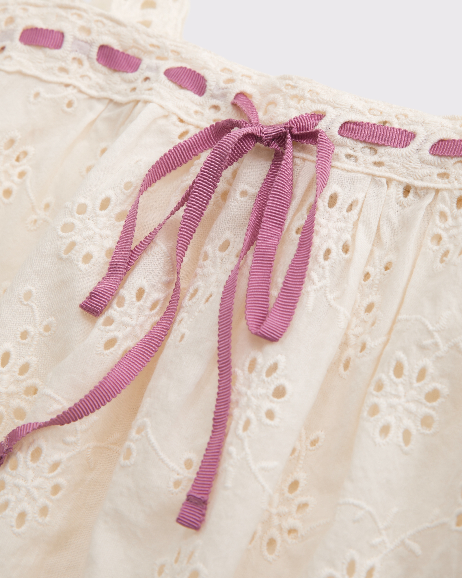 Embroidered Cutwork Sleep Cami