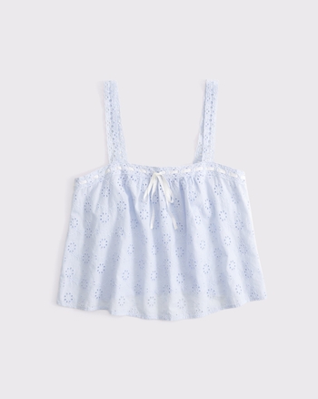 Embroidered Cutwork Sleep Cami from Abercrombie & Fitch - $60