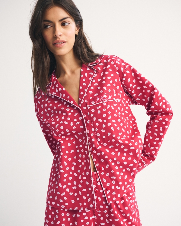 Cotton-Blend Sleep Shirt