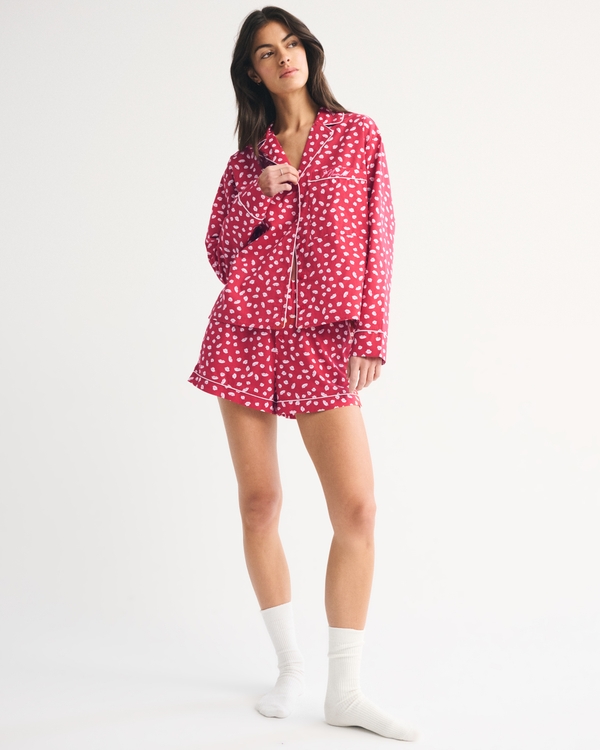 Cotton-Blend Sleep Shirt