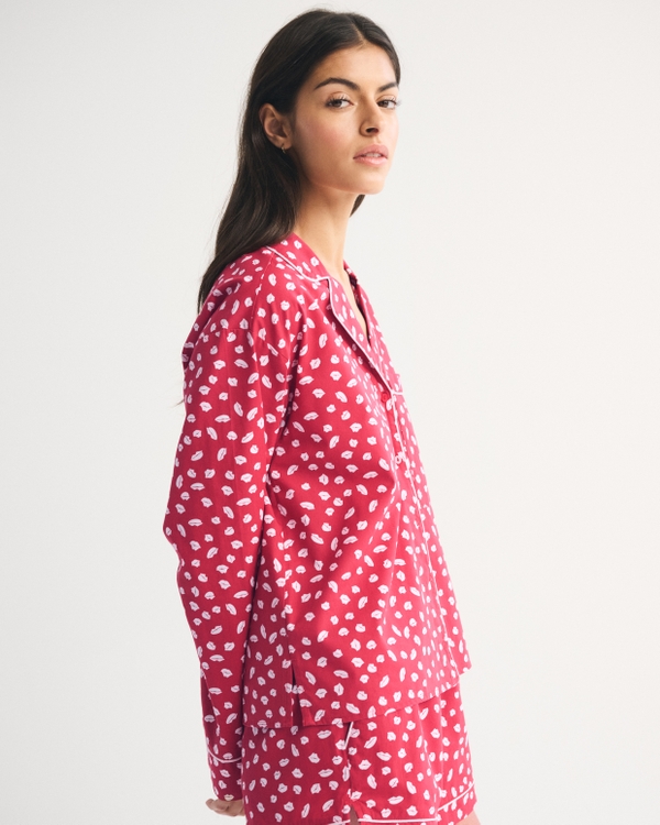 Cotton-Blend Sleep Shirt