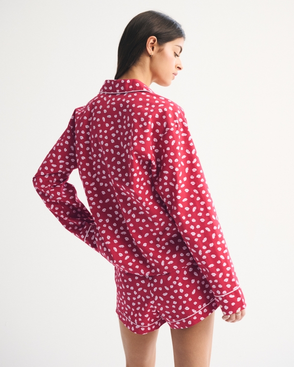 Cotton-Blend Sleep Shirt