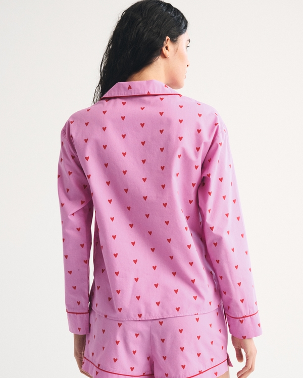 Cotton-Blend Sleep Shirt