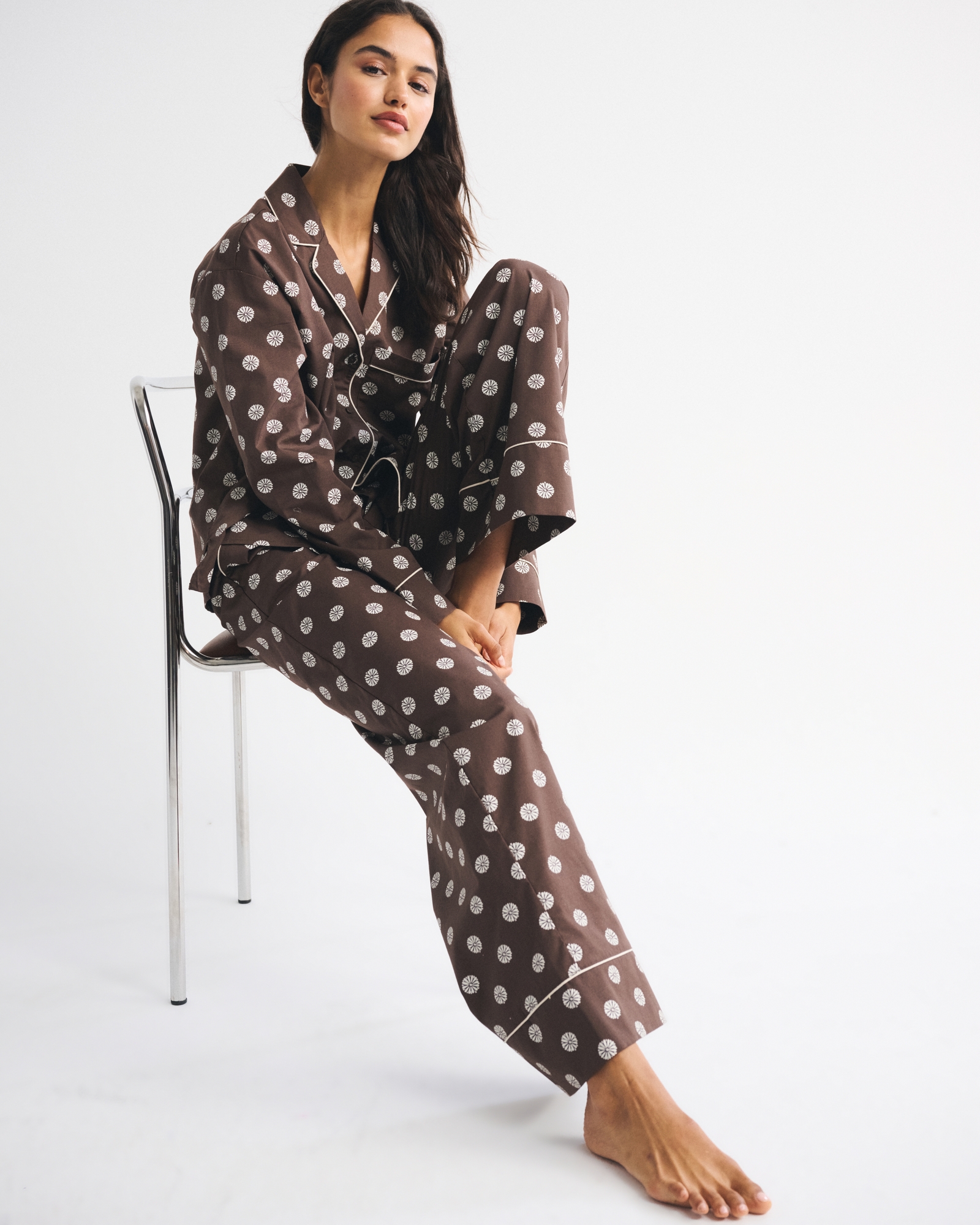 Cotton-Blend Sleep Pant