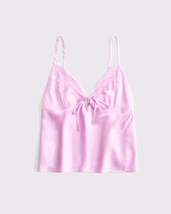 Lace and Satin Sleep Cami
