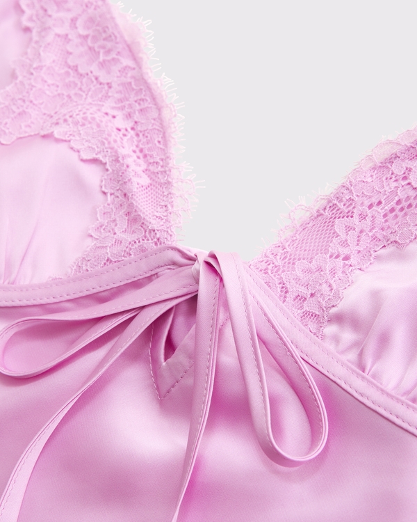 Lace and Satin Sleep Cami
