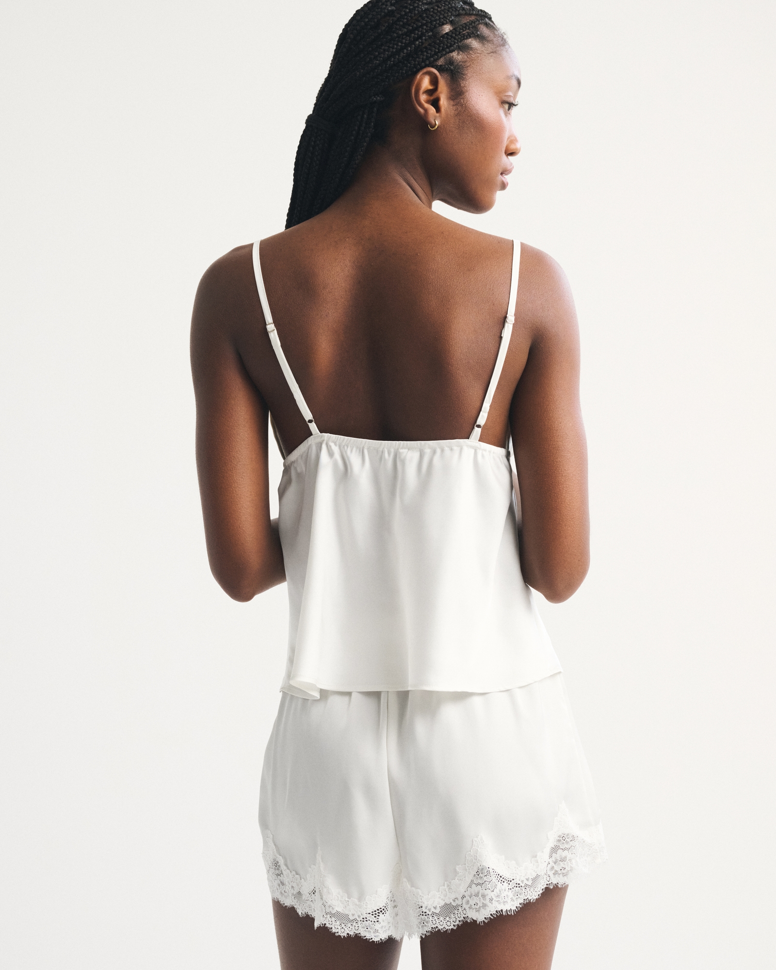 Lace and Satin Sleep Short