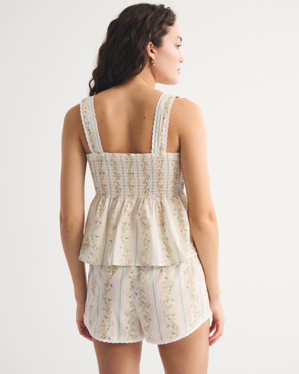 Smocked Waist Sleep Short