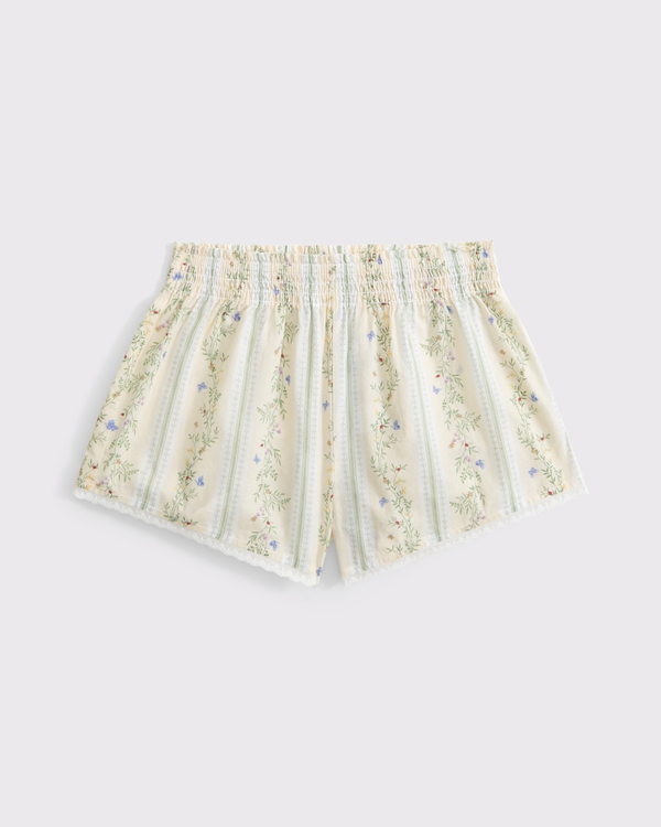 Smocked Waist Sleep Short