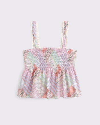 Smocked Sleep Tank