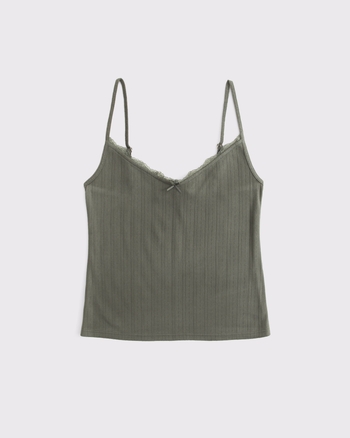 Lace-Trim Sleep Cami