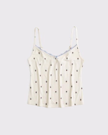 Lace-Trim Sleep Cami from Abercrombie & Fitch - $35