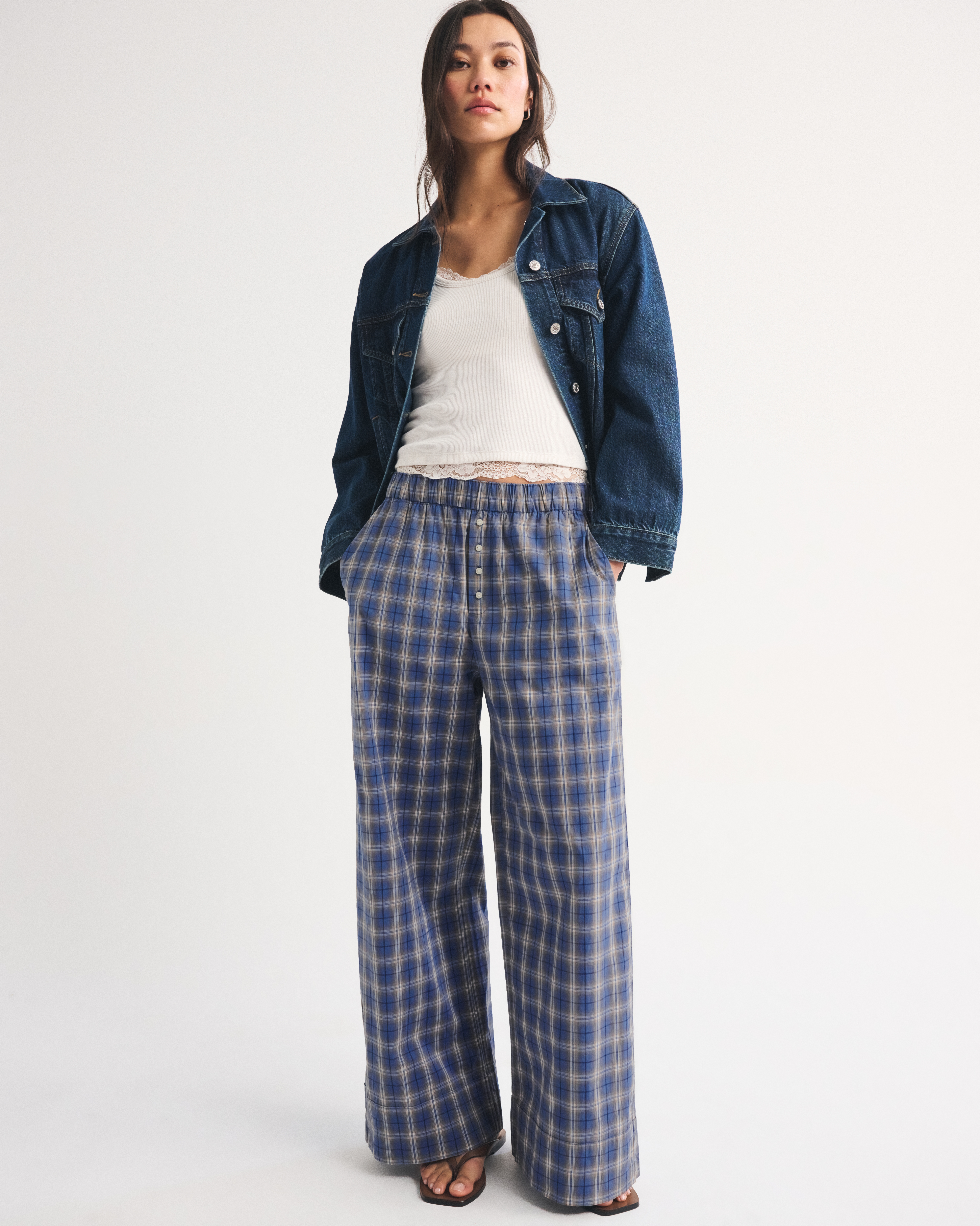 Женские брюки Abercrombie & Fitch Wide Leg Lounge Pant — фото 2