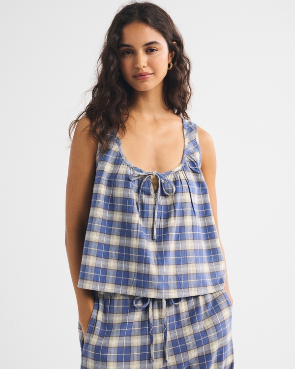 Women's Flannel Sleep Tank