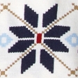 white fair isle print
