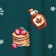 green breakfast print