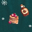green breakfast print