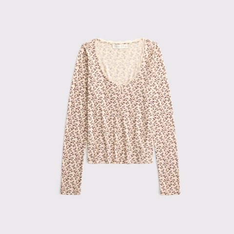 Пижамный топ, длинный рукав — Abercrombie & Fitch