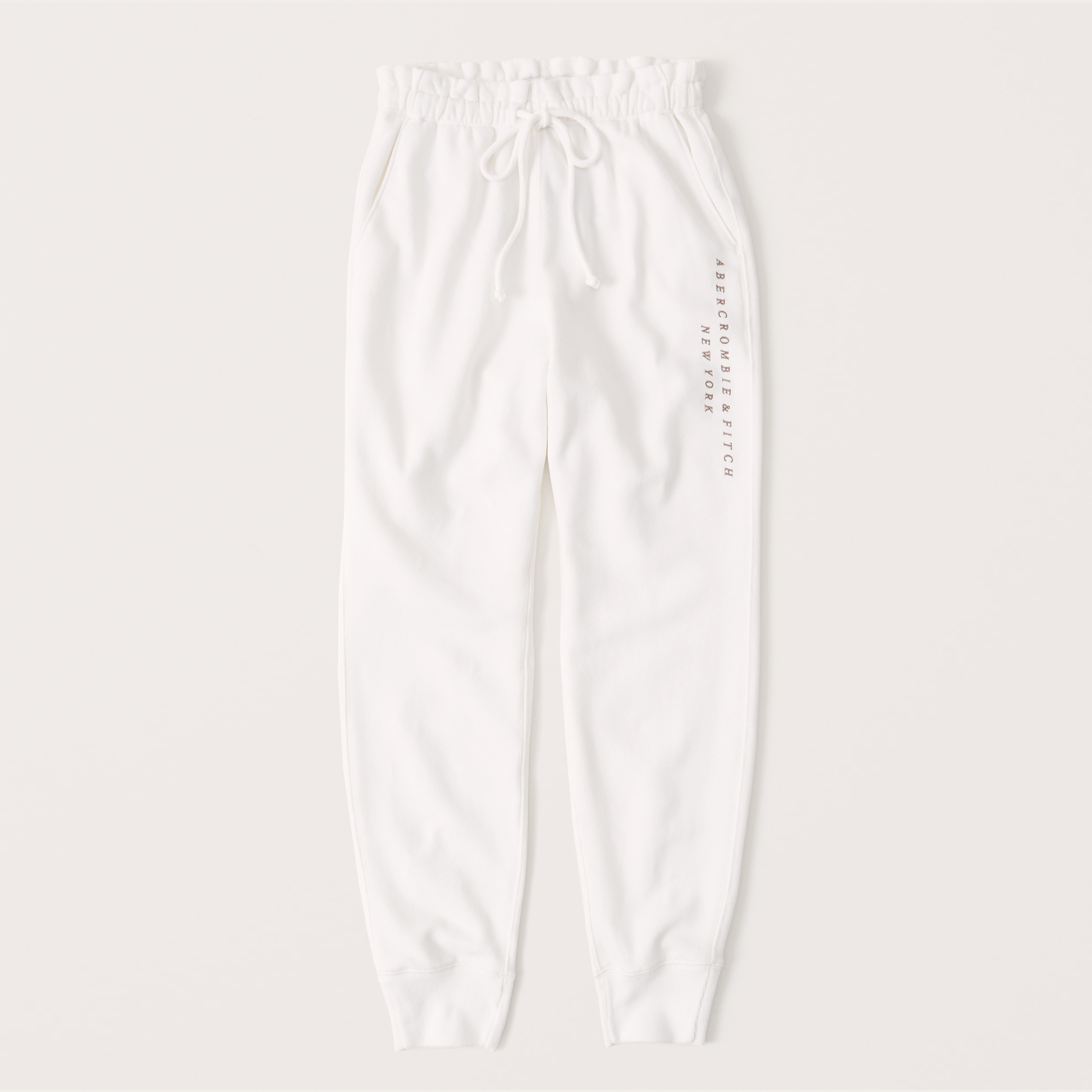 abercrombie ruffle waist joggers
