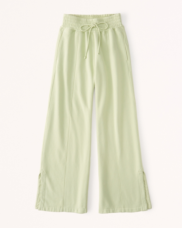 split hem sweatpants