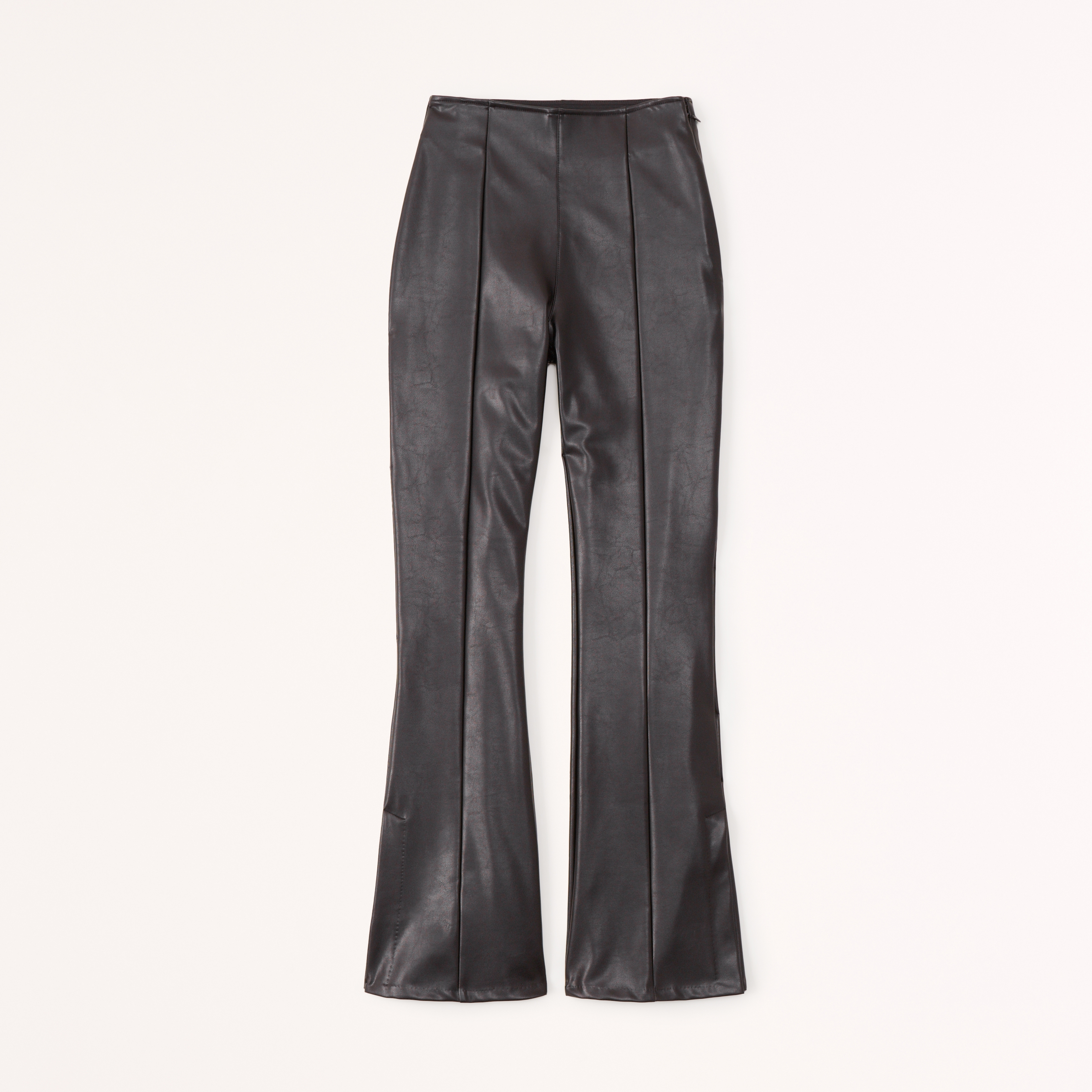 Women's Split-Hem Vegan Leather Slim Flare Pant | Women's Sale