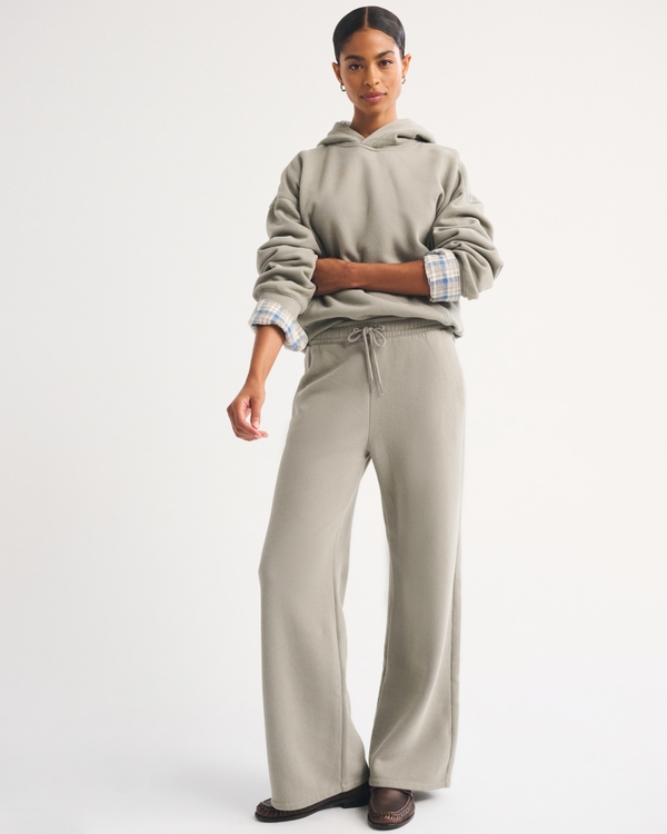 Sunday High Rise Wide Leg Sweatpant