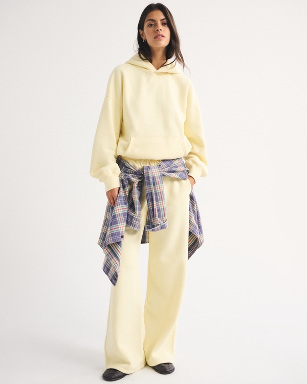 Sunday High Rise Wide Leg Sweatpant