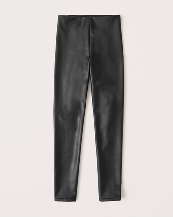 abercrombie vegan leather pants