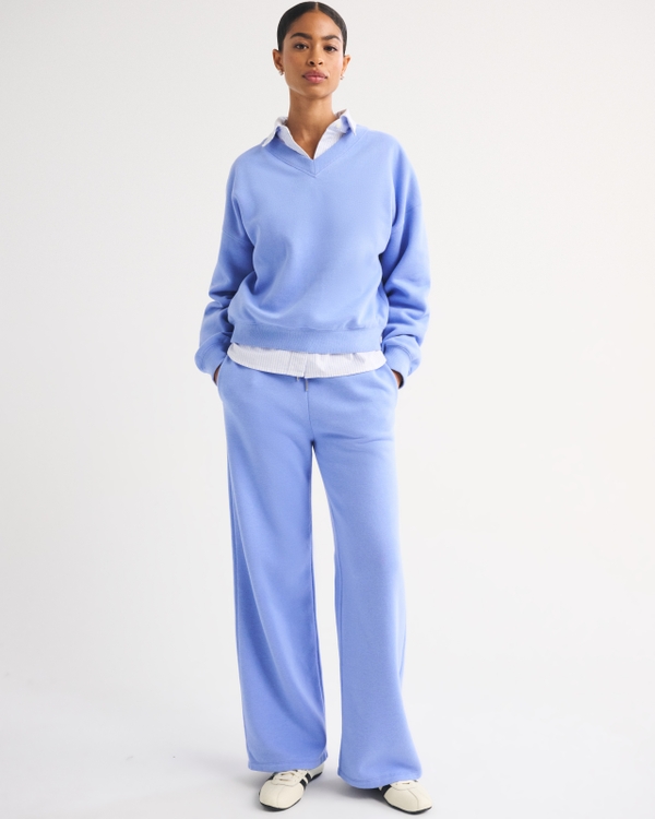 Sunday High Rise Wide Leg Sweatpant