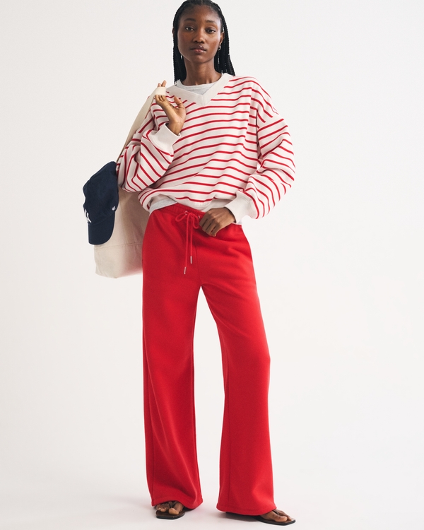 Sunday High Rise Wide Leg Sweatpant