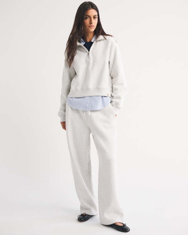 Heritage Heavyweight High Rise Straight Leg Sweatpant