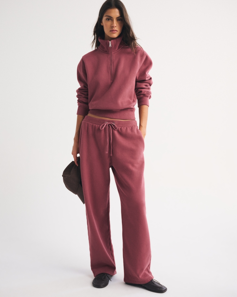 Heritage Heavyweight High Rise Straight Leg Sweatpant - thumbnail 2