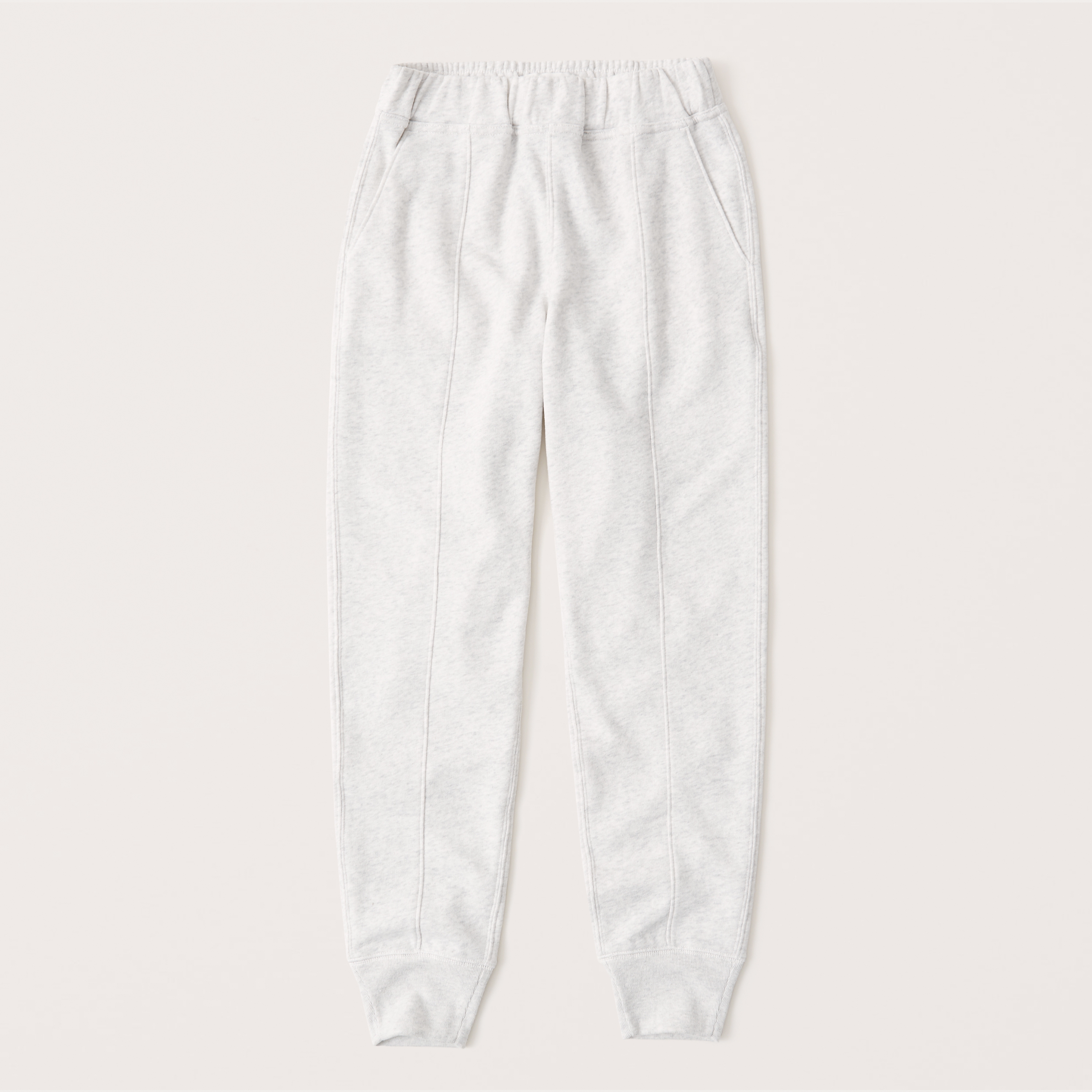 white jogger sweats