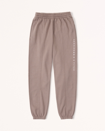 Women s Fleece Logo Sweatpant Women s New Arrivals Abercrombie
