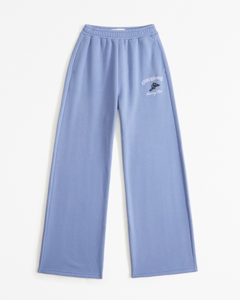Abercrombie cream sweatpants on sale