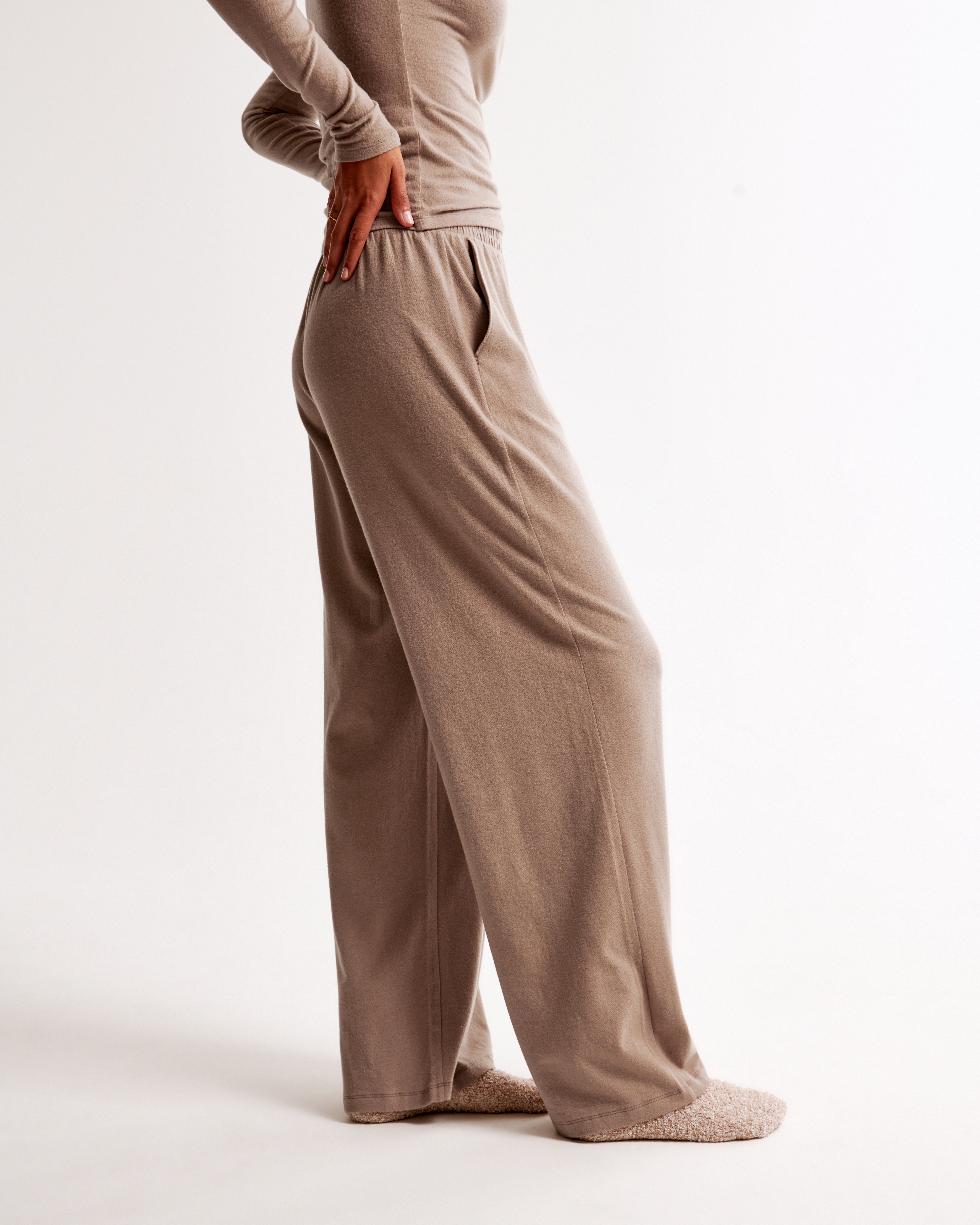 Women's Lounge Cotton-Modal Wide Leg Pant | Women's