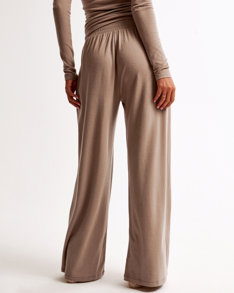 Lounge Cotton-Modal Wide Leg Pant