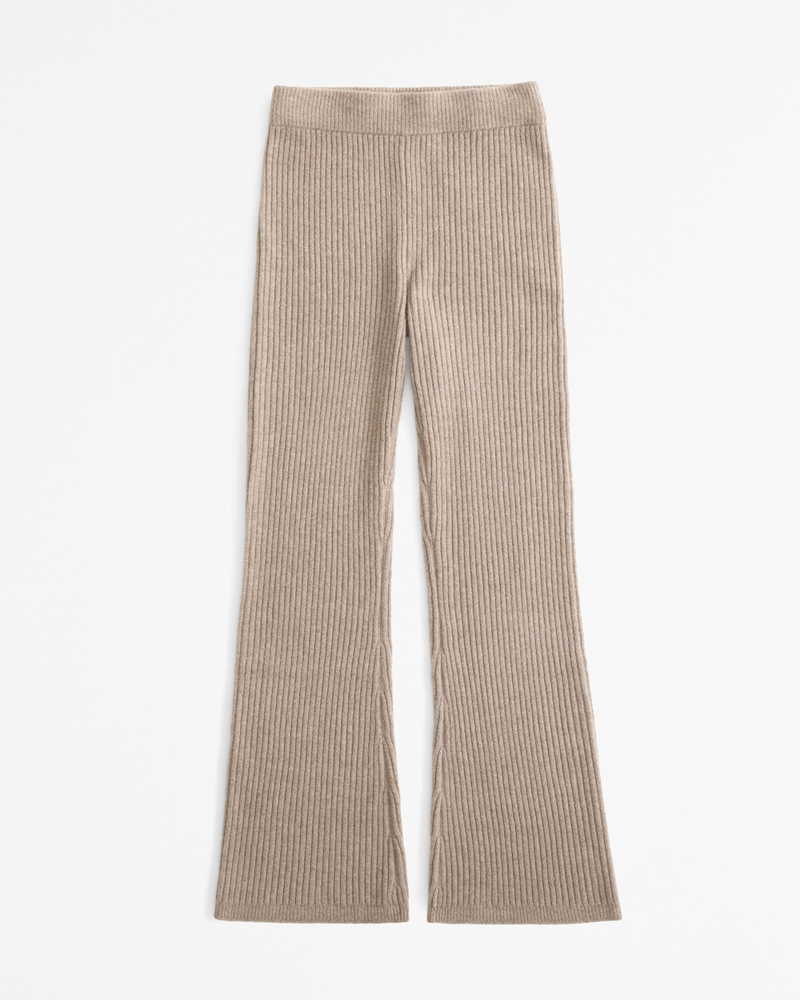 High Rise Ribbed Boot Pant