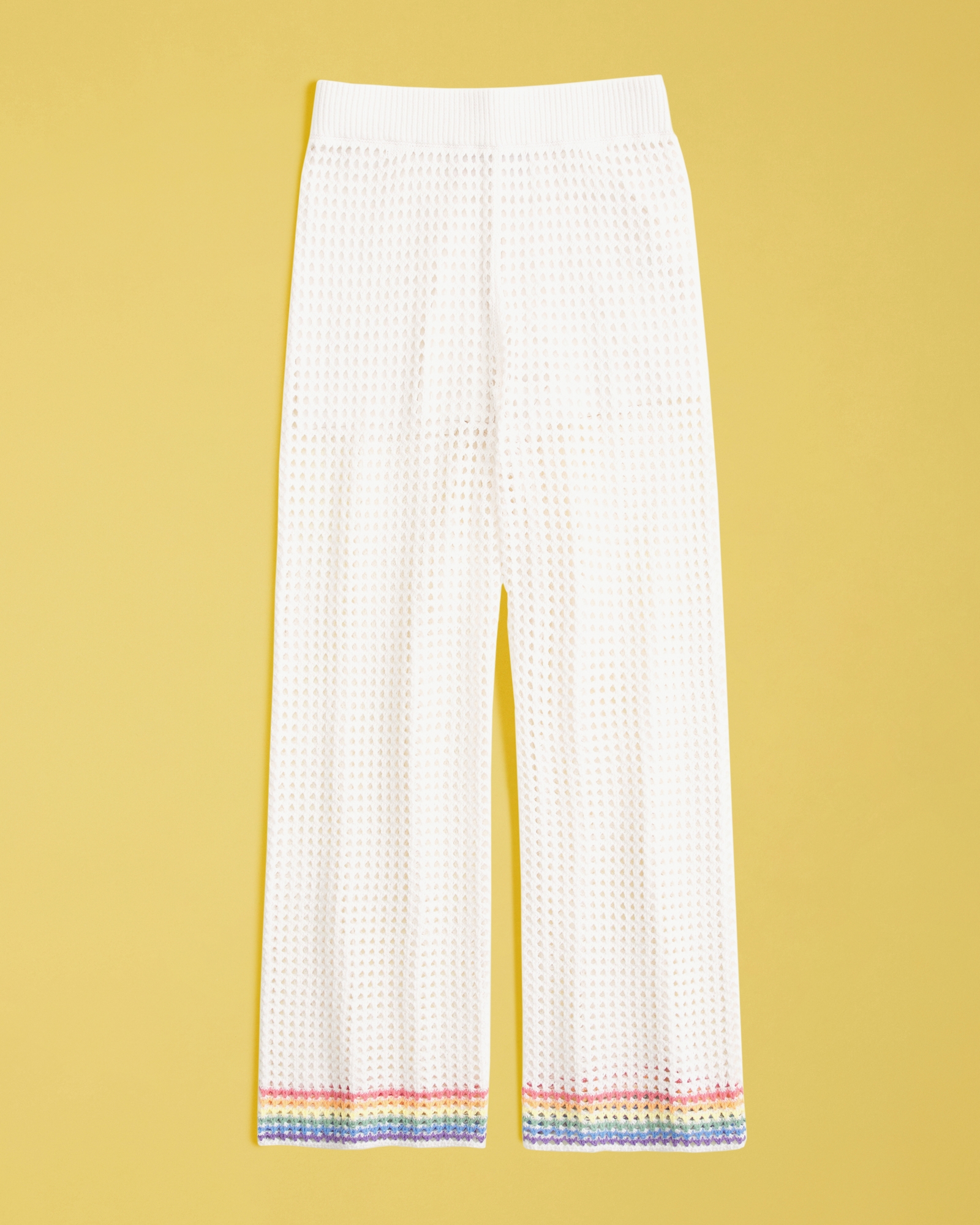 Pride Crochet-Style Wide Leg Pant