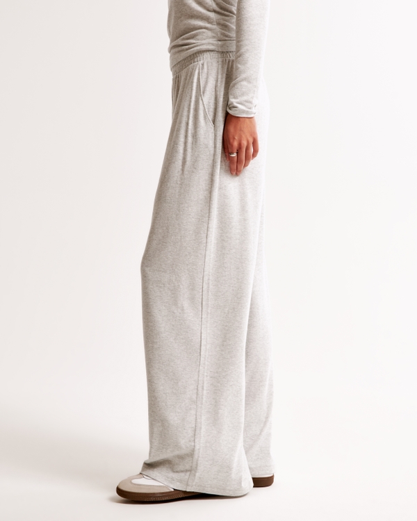 Cozy Lounge Knit Wide Leg Sweatpant