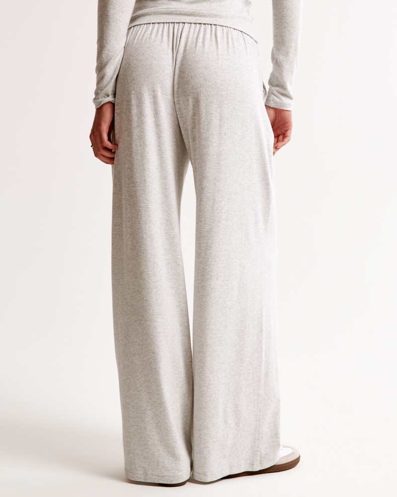 Cozy Lounge Knit Wide Leg Sweatpant